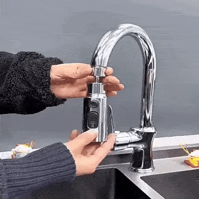 Extension d'évier 360° de cuisine avec adaptateur universel - 2 Modes