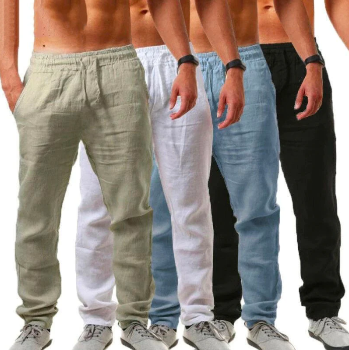SEB - Pantalon en lin respirant pour homme