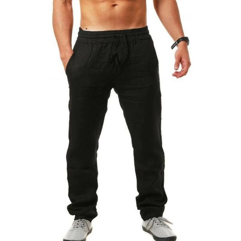 SEB - Pantalon en lin respirant pour homme