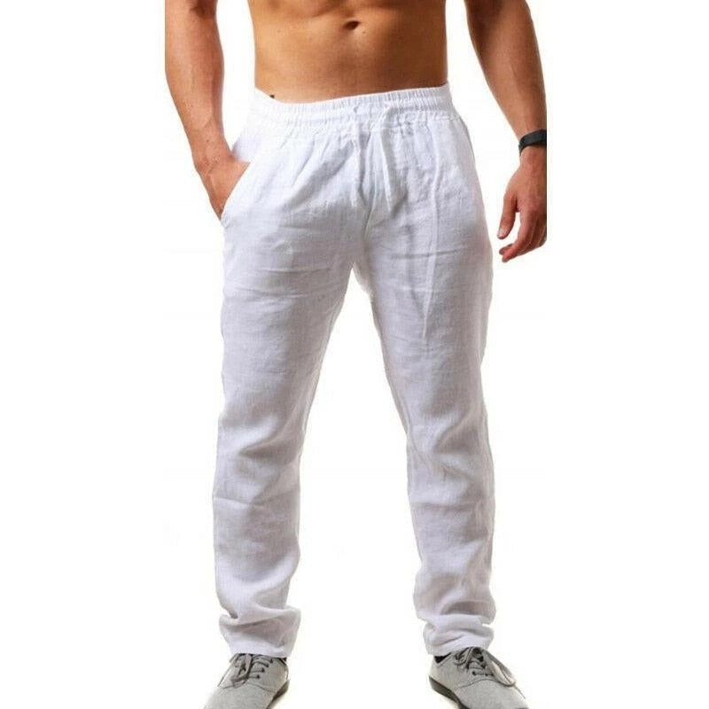SEB - Pantalon en lin respirant pour homme