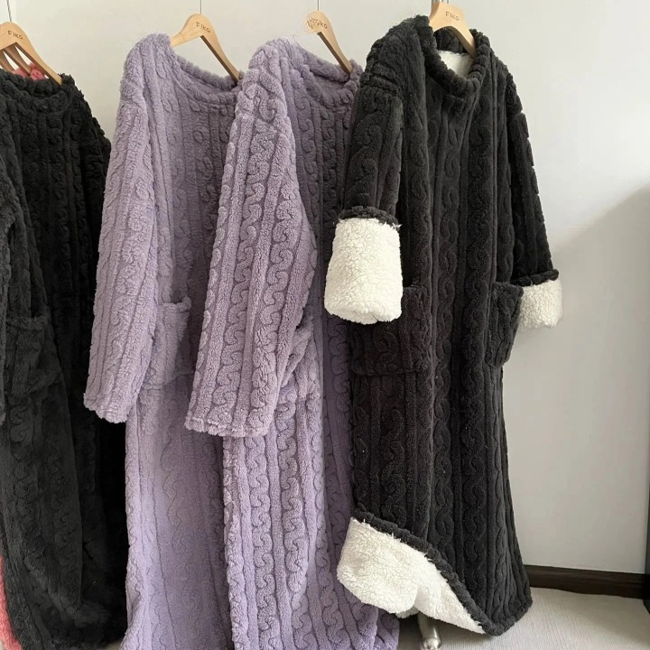 Robe de Nuit en Flanelle ULTRA CHAUDE