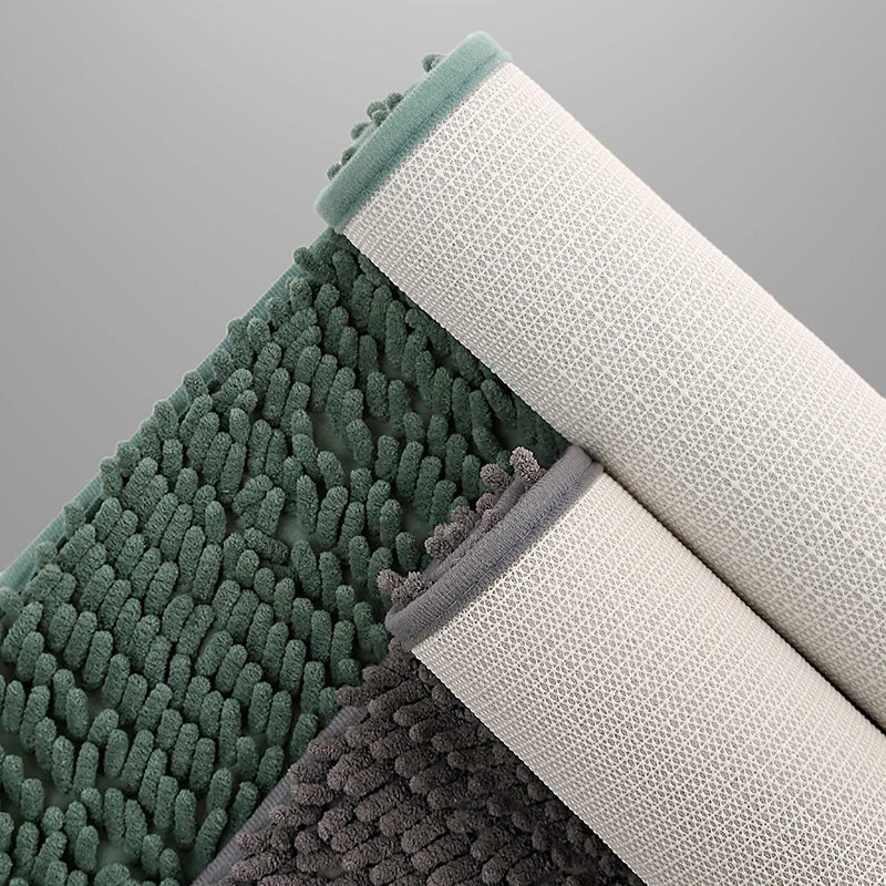 Tapis de Bain Doux et Moelleux – Absorbant, Antidérapant – 2 Tailles et 8 Coloris