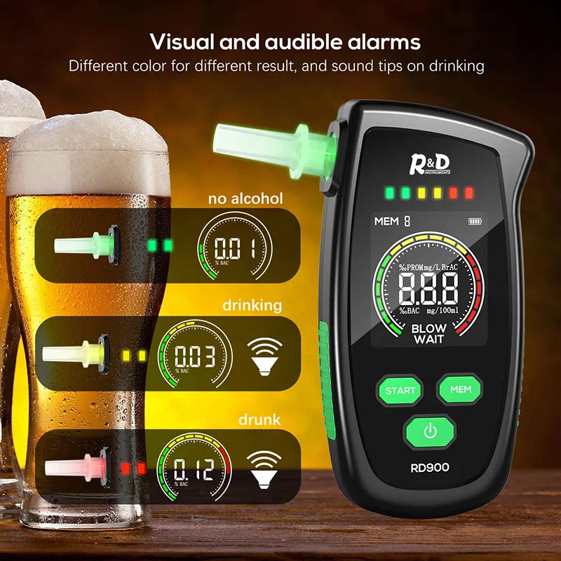Alcootest Numérique Précis Rechargeable