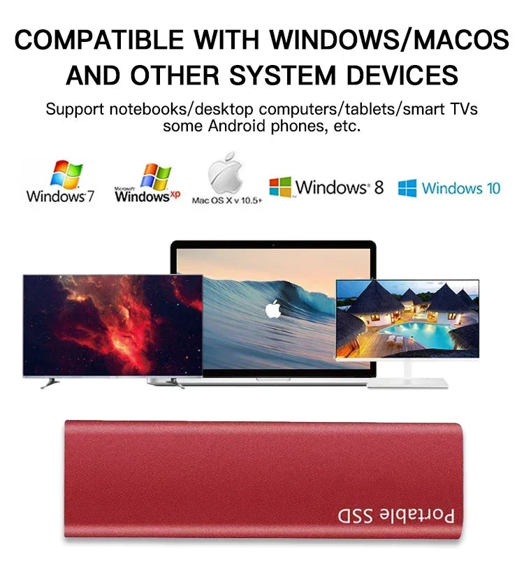 Disque Dur SSD Externe USB 3.1