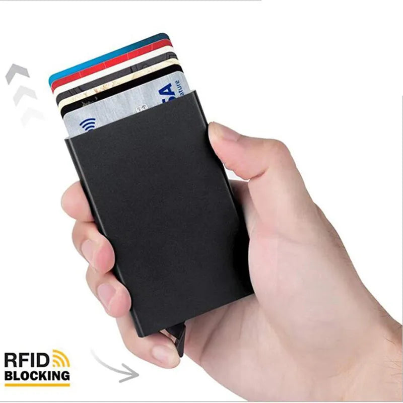 Porte-Cartes Pop-Up Compact Sécurisé Anti-RFID