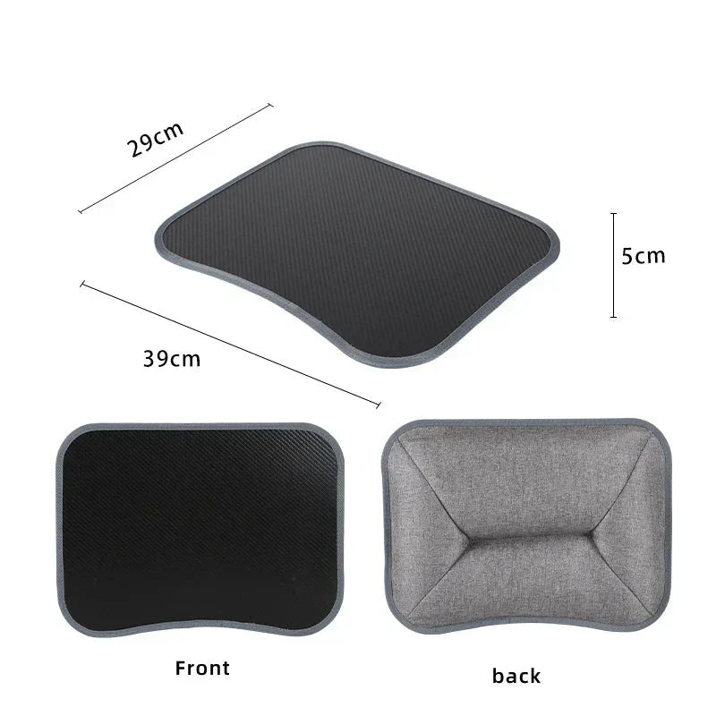 Bureau de voyage multifonctionnel pour ordinateur portable avec coussin