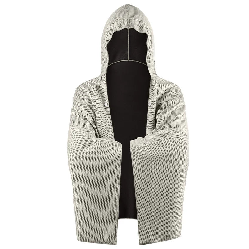 Poncho de Bain Rafraîchissant Multifonctions à Capuche – Serviette XXL Ultra Absorbante