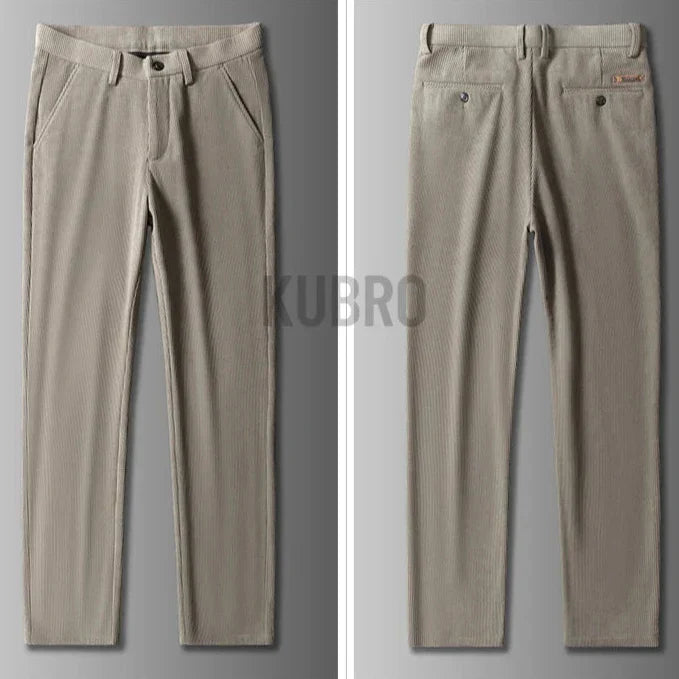 Pantalon en Velours Côtelé Slim Fit pour Homme