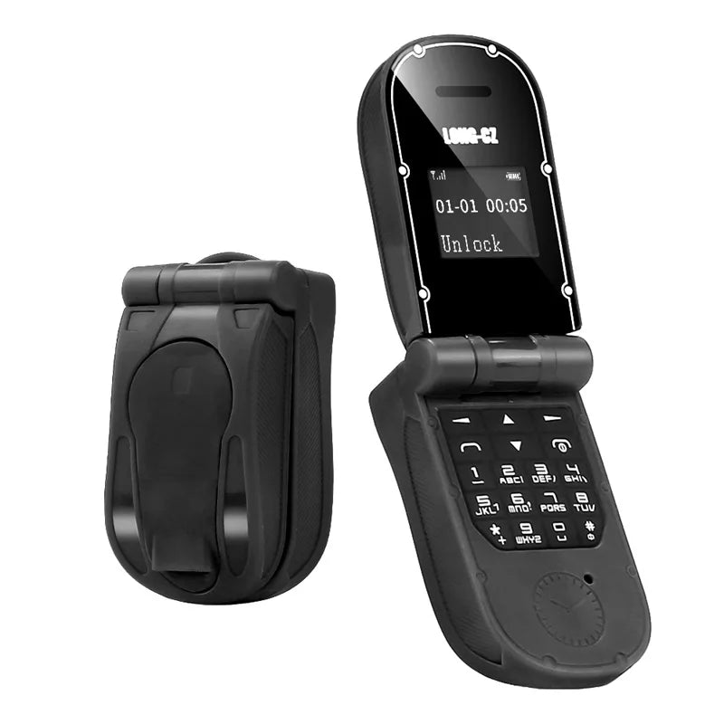 Mini Téléphone à Clapet Bluetooth – Mini Mobile 0,66” avec SOS et Fonction Mains Libres