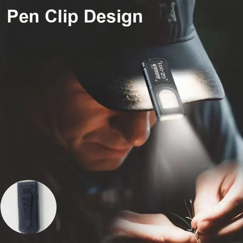 2X Mini Lampe Porte-Clés LED Ultra Puissante