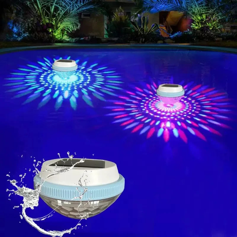 Lot de 2 Lampes Solaires Flottantes pour Piscine