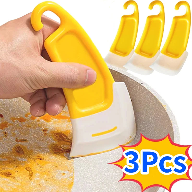 Lot 3 Spatules de Nettoyage – Poêles Propres Facilement
