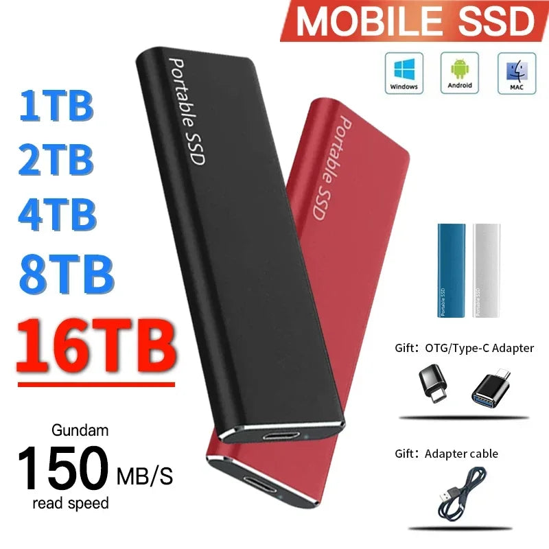 Disque Dur SSD Externe USB 3.1
