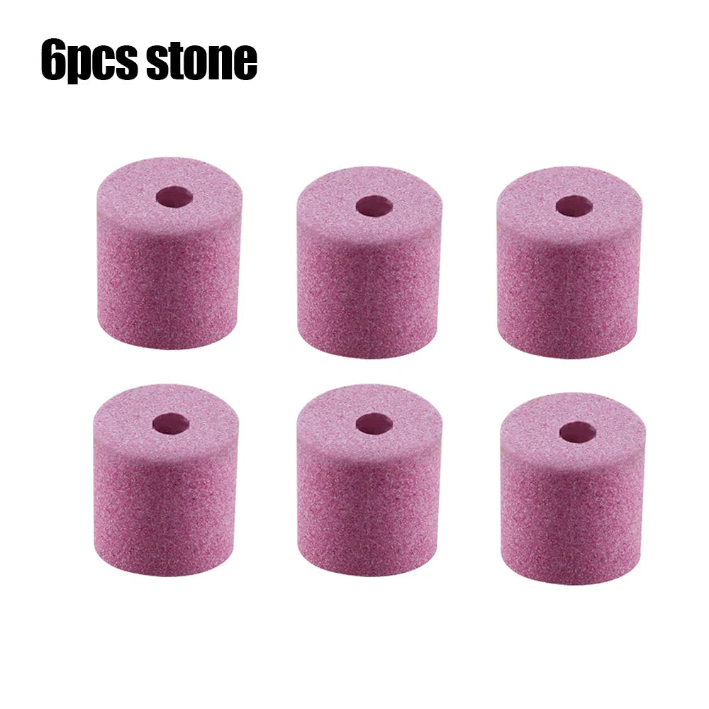 6pcs pierres de ponçage