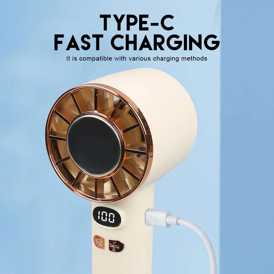 Ventilateur Portatif Double Usage Bureau & Main