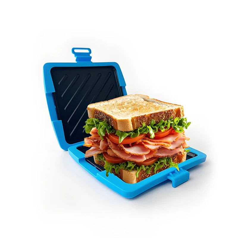 Machine à Sandwichs 3-en-1 pour Micro-Ondes – Presse à Panini et Toasts, Compatible Lave-Vaisselle