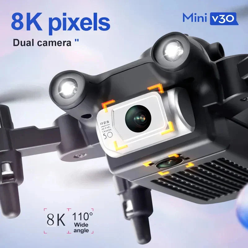 Mini Drone Pliable HD avec Caméra 8K et Télécommande