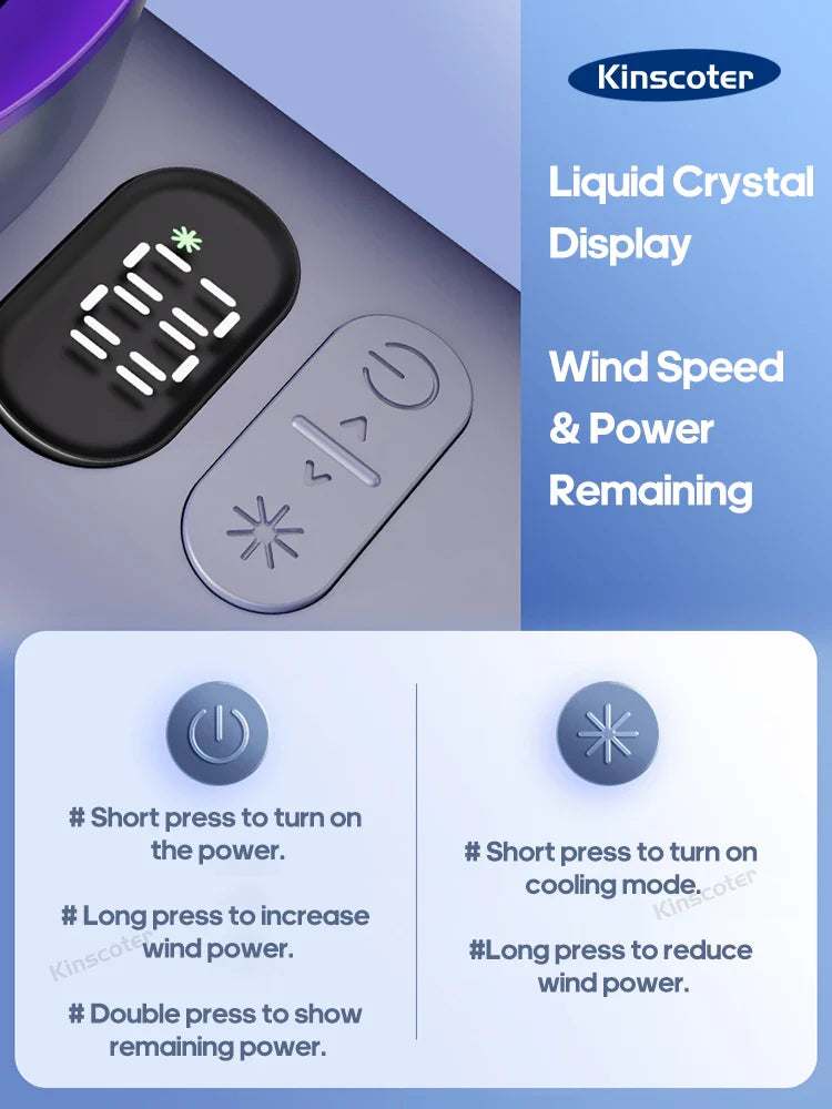 Ventilateur portable puissant TURBO FRESH - Nouvelle génération