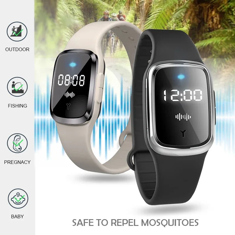 Montre Anti-Moustiques Intelligente avec Affichage LED