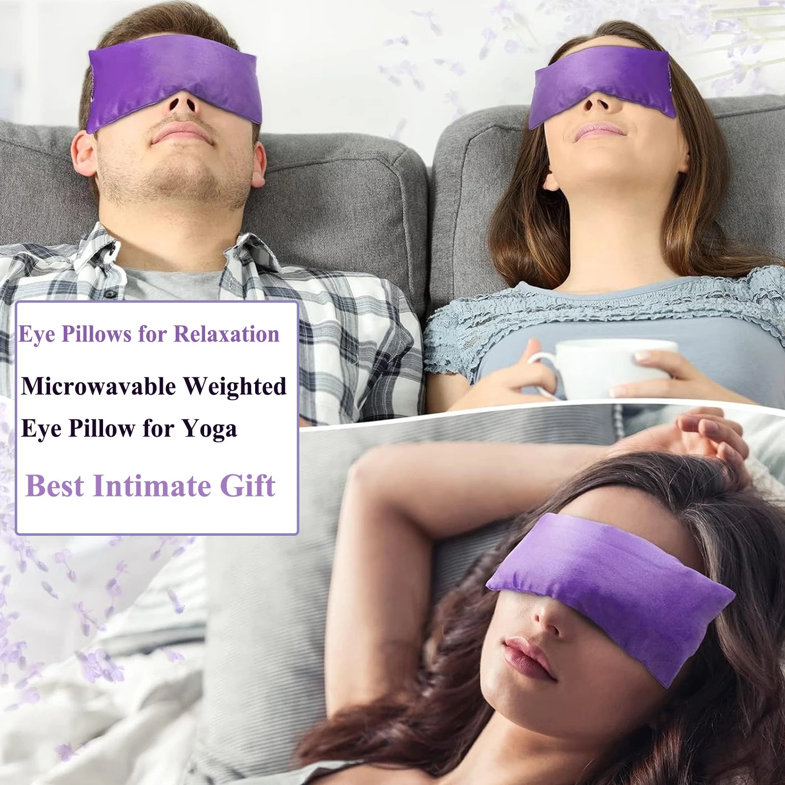 Masque pour les Yeux à la Lavande aux Multiples Bienfaits