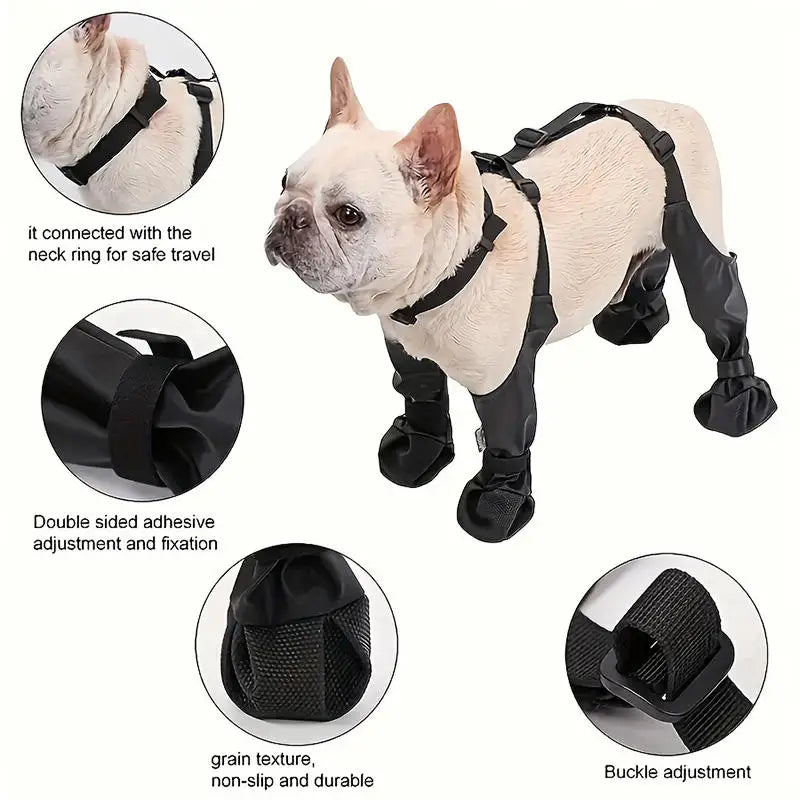 Harnais Bottes Imperméables pour Chien