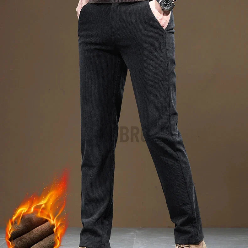 Pantalon en Velours Côtelé Slim Fit pour Homme