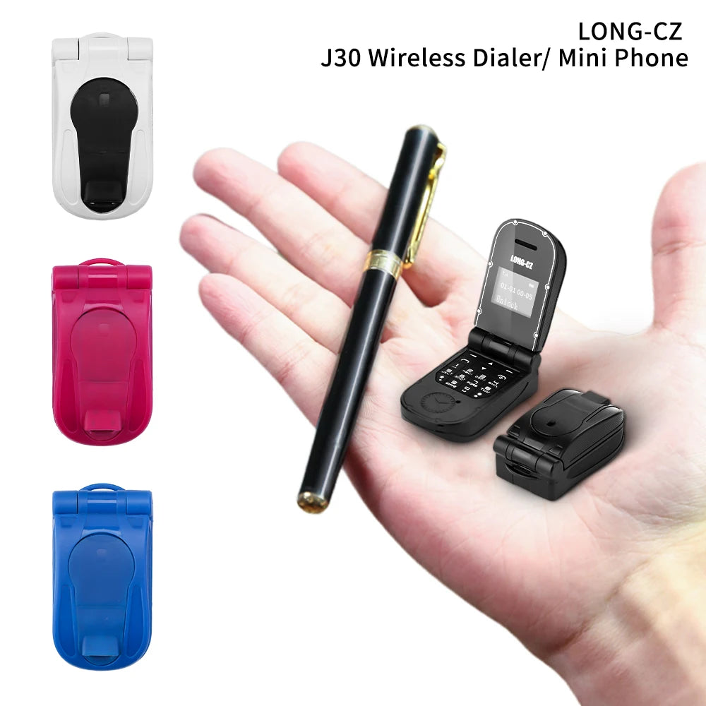 Mini Téléphone à Clapet Bluetooth – Mini Mobile 0,66” avec SOS et Fonction Mains Libres