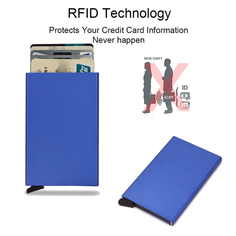 Porte-Cartes Pop-Up Compact Sécurisé Anti-RFID
