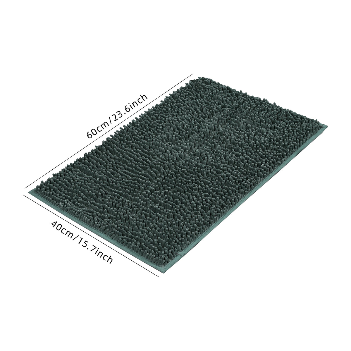 Tapis de Bain Doux et Moelleux – Absorbant, Antidérapant – 2 Tailles et 8 Coloris