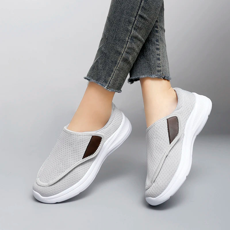 Baskets Orthopédiques Réglables Confort Total Pieds Larges