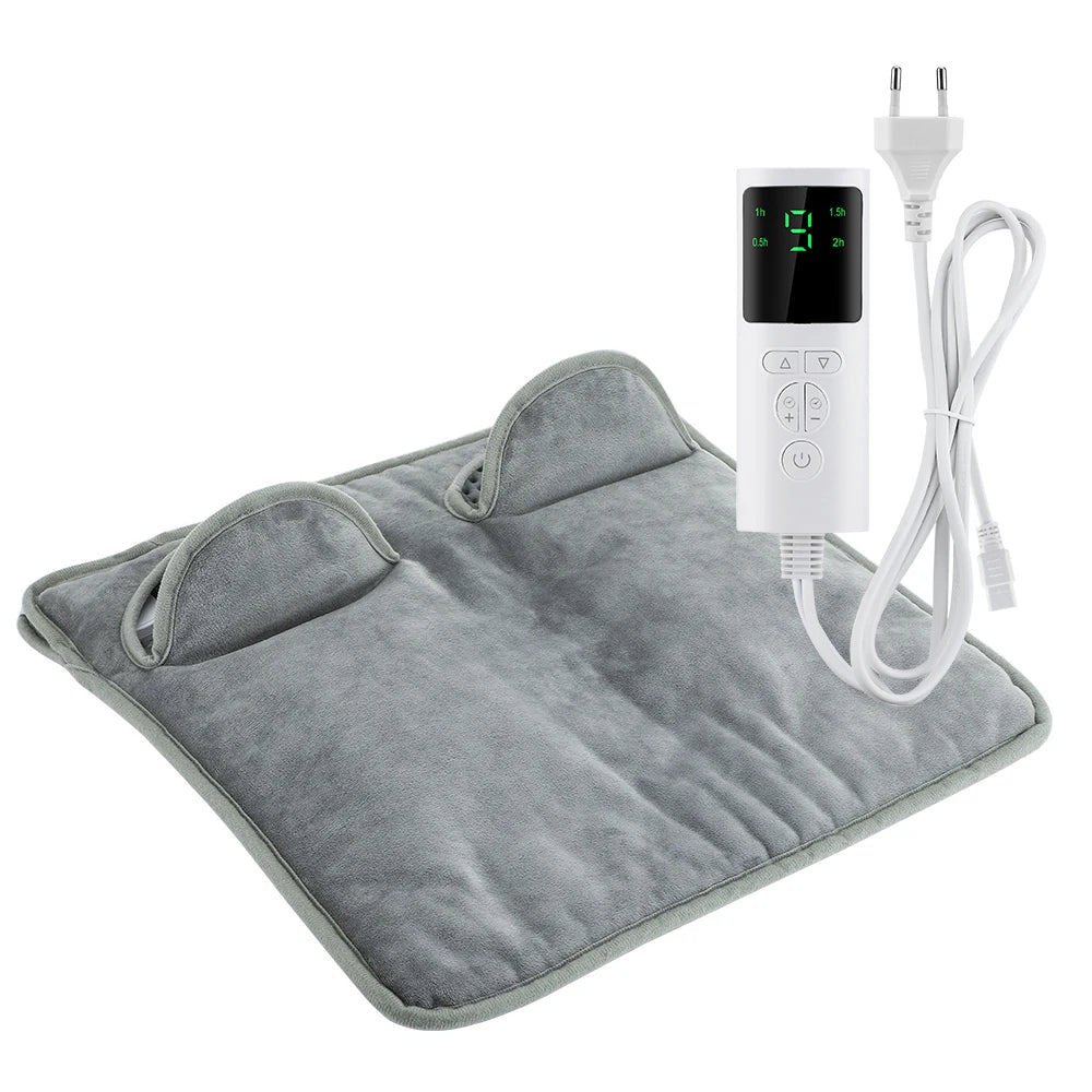 Chauffe-Pieds Électrique Lavable avec télécommande de réglage de température