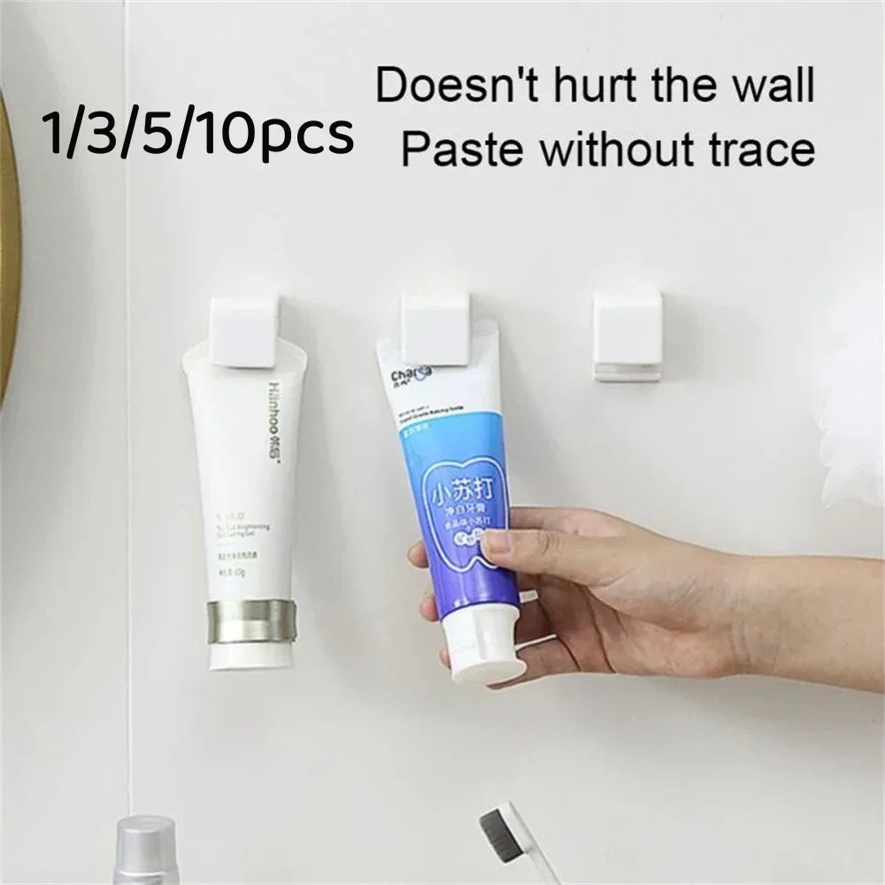 5x Porte-Tube Auto-Adhésif pour Dentifrice & Crème + 5 OFFERTS