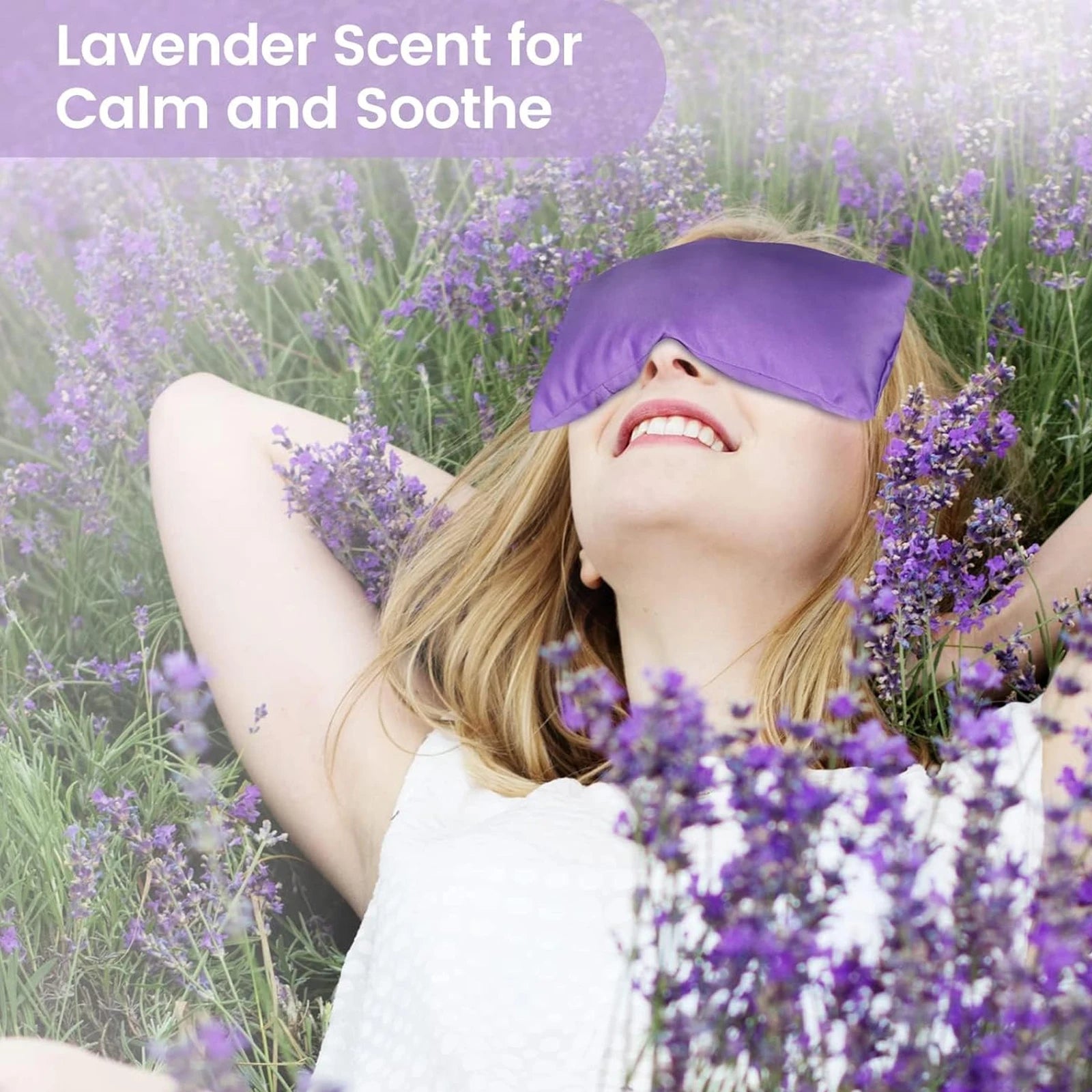 Masque pour les Yeux à la Lavande aux Multiples Bienfaits