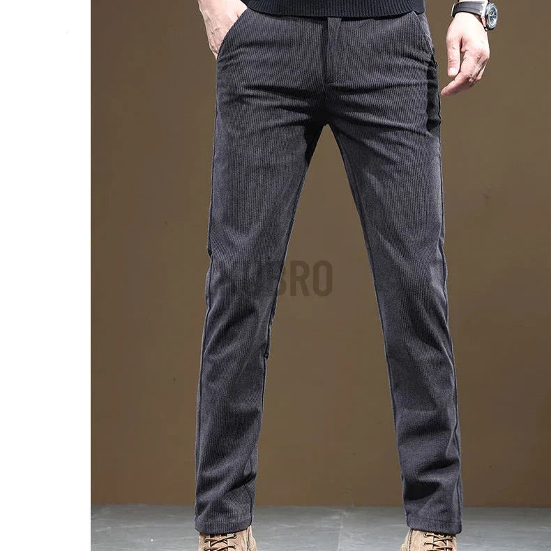 Pantalon en Velours Côtelé Slim Fit pour Homme