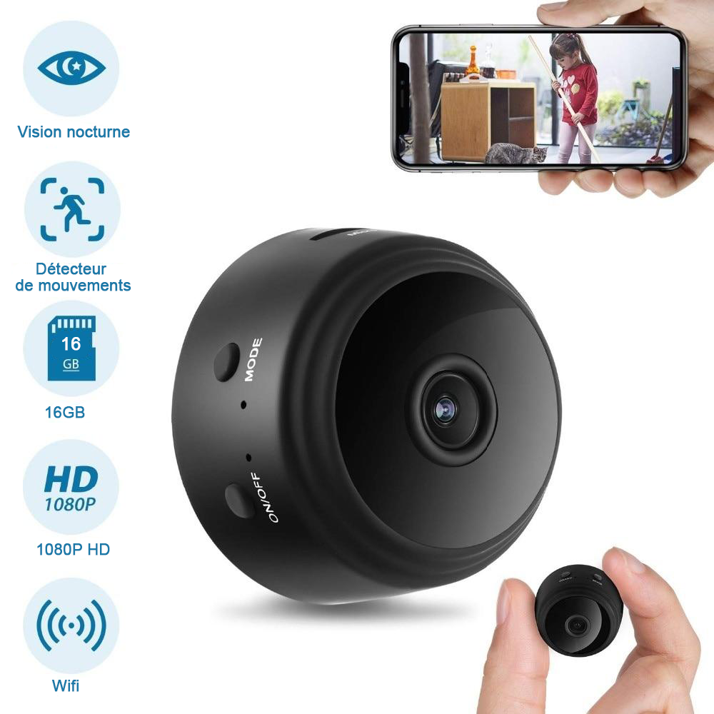 TOP VENTES I Mini Caméra WI-FI Aimantée