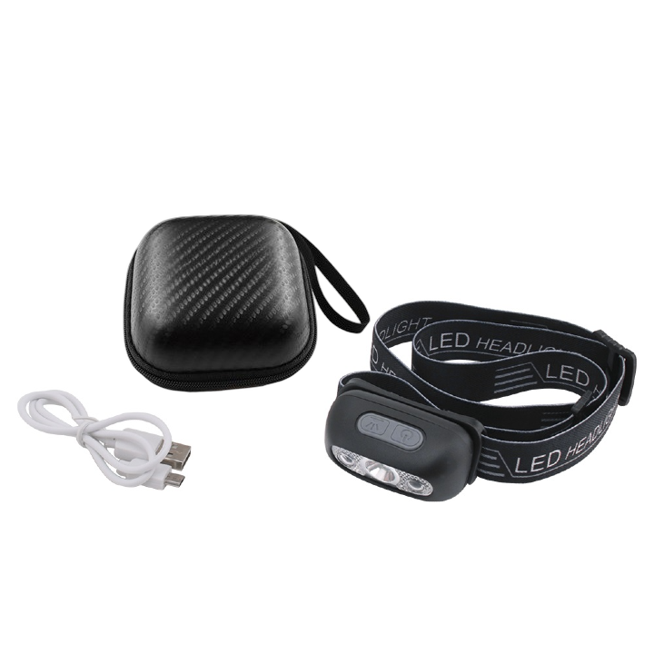 Lampe frontale LED à capteur de mouvement + Boîte de rangement OFFERTE