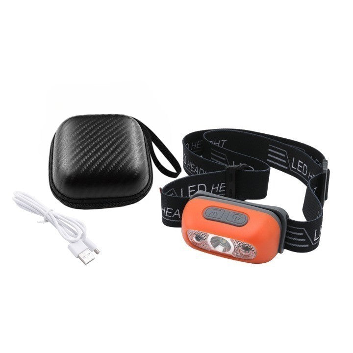 Lampe frontale LED à capteur de mouvement + Boîte de rangement OFFERTE