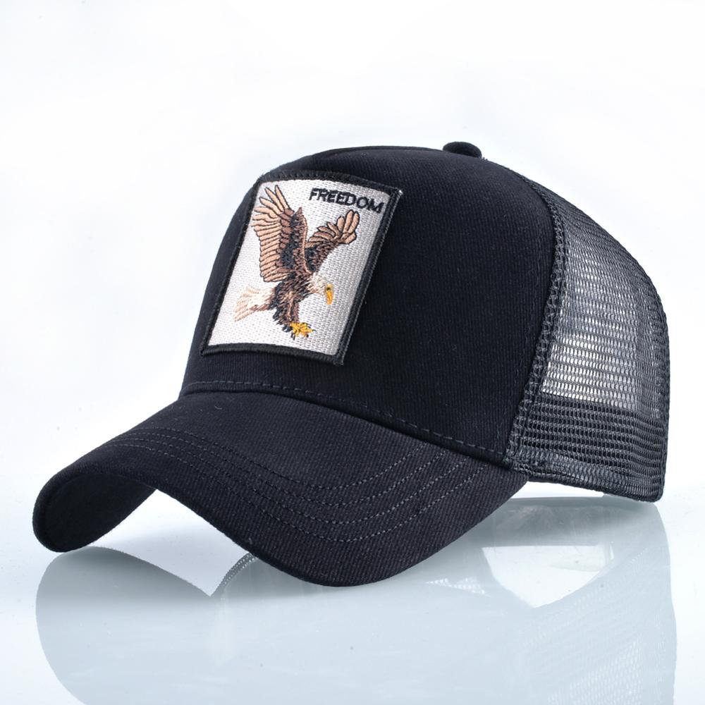 Casquette mixte avec animaux brodé