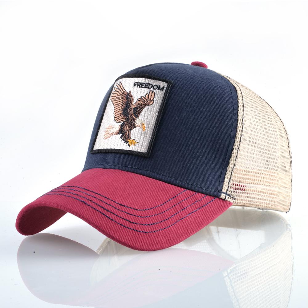 Casquette mixte avec animaux brodé