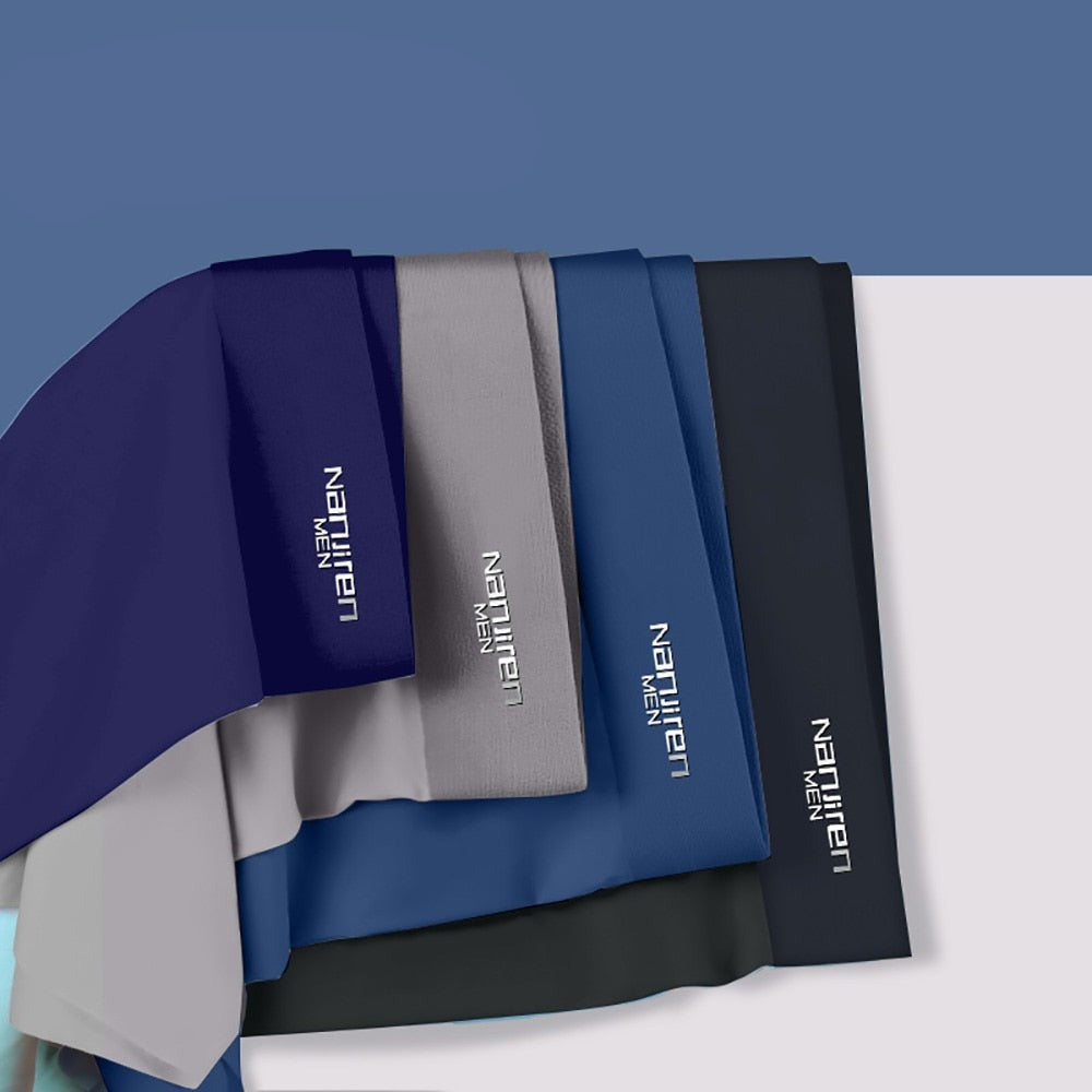 4x boxer en soie glacée anti bactérien