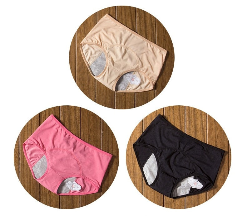 3x Culotte confortable anti-fuite
