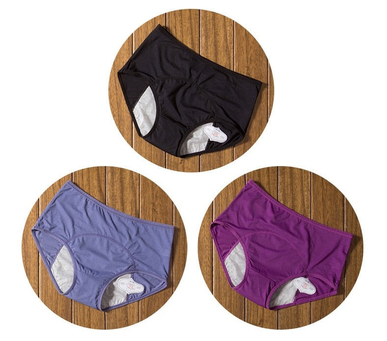 3x Culotte confortable anti-fuite
