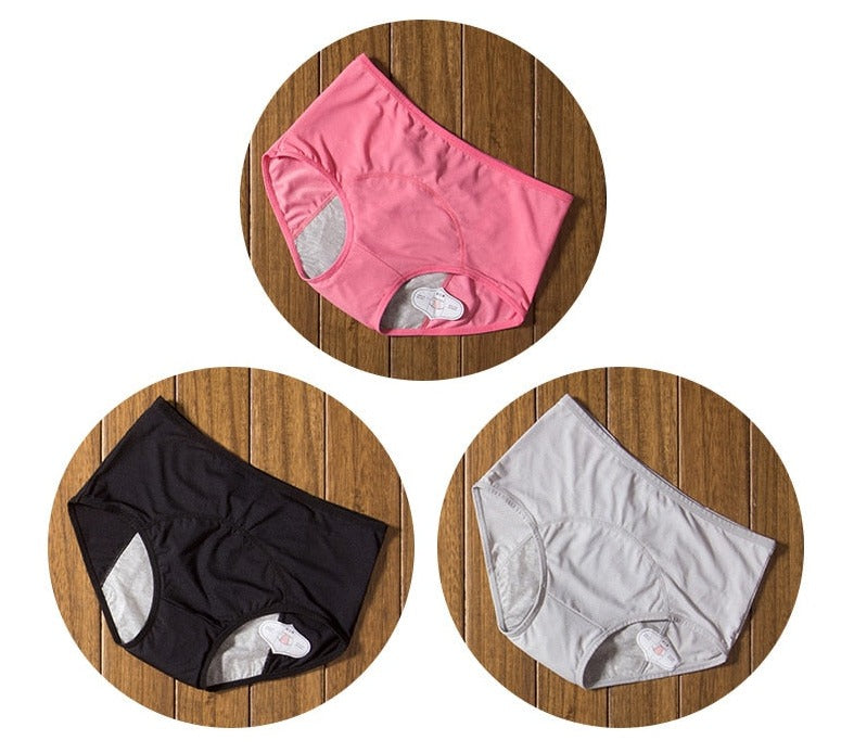 3x Culotte confortable anti-fuite
