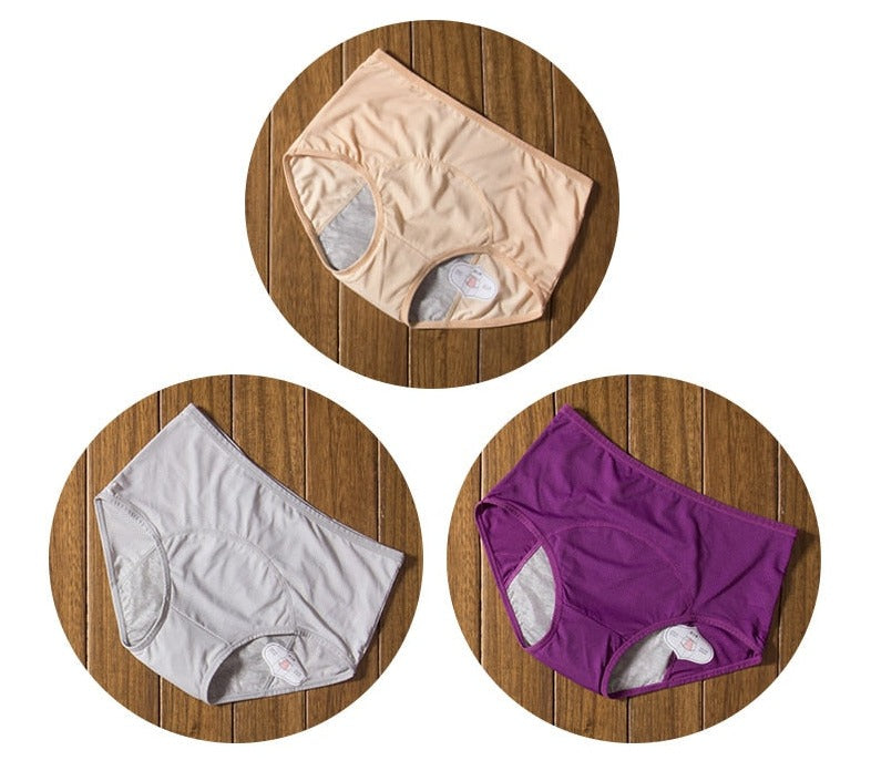 3x Culotte confortable anti-fuite