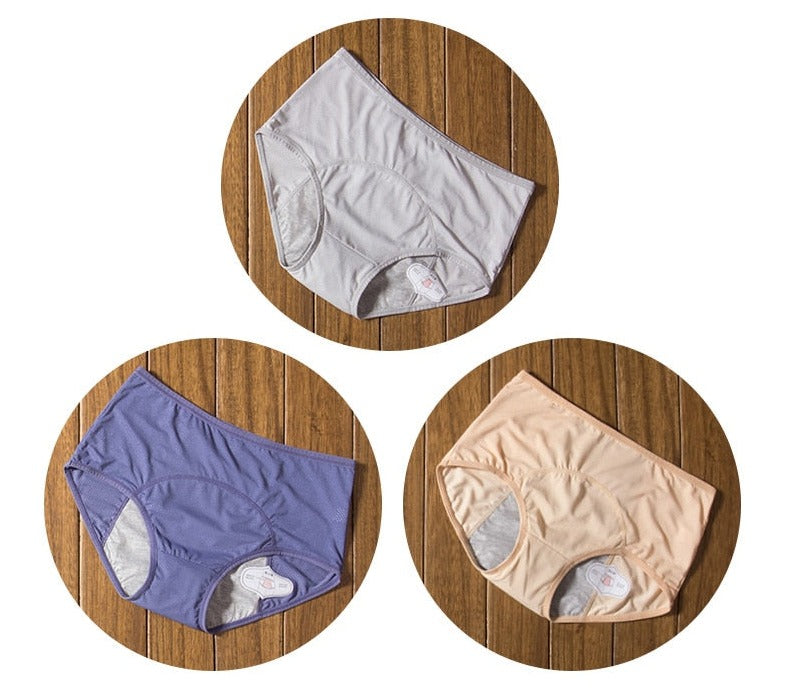 3x Culotte confortable anti-fuite