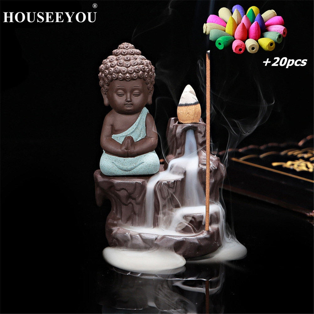 Brûleur d'encens - Petit Moine Apaisé