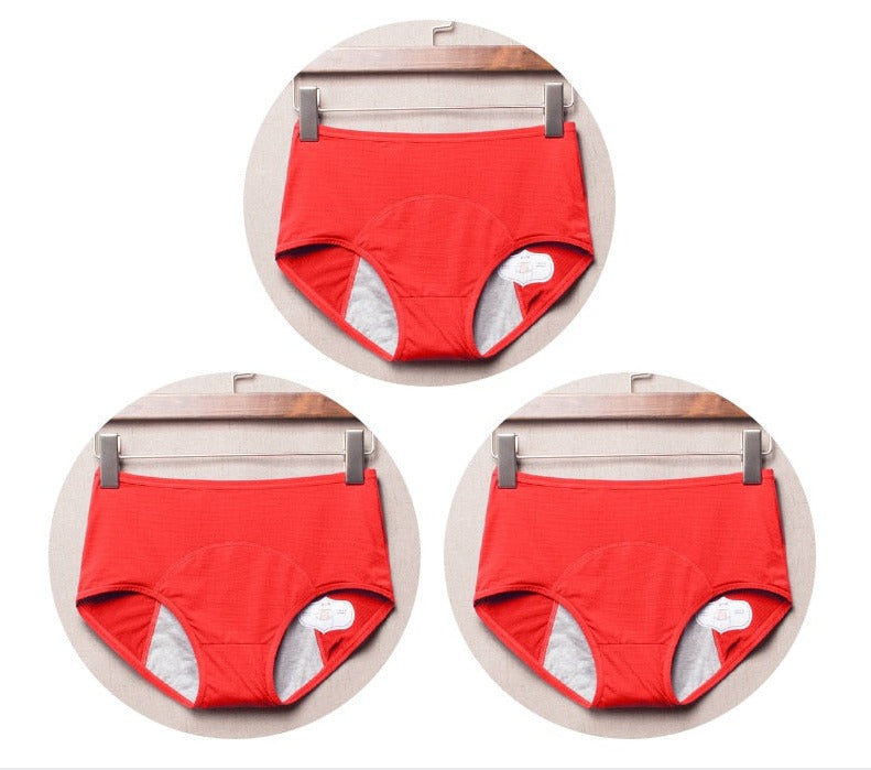 3x Culotte confortable anti-fuite
