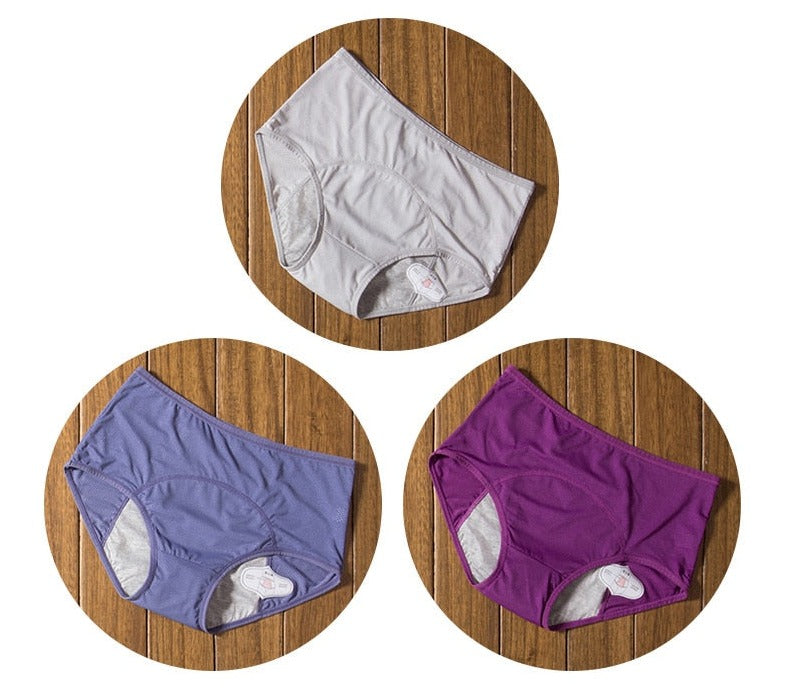 3x Culotte confortable anti-fuite