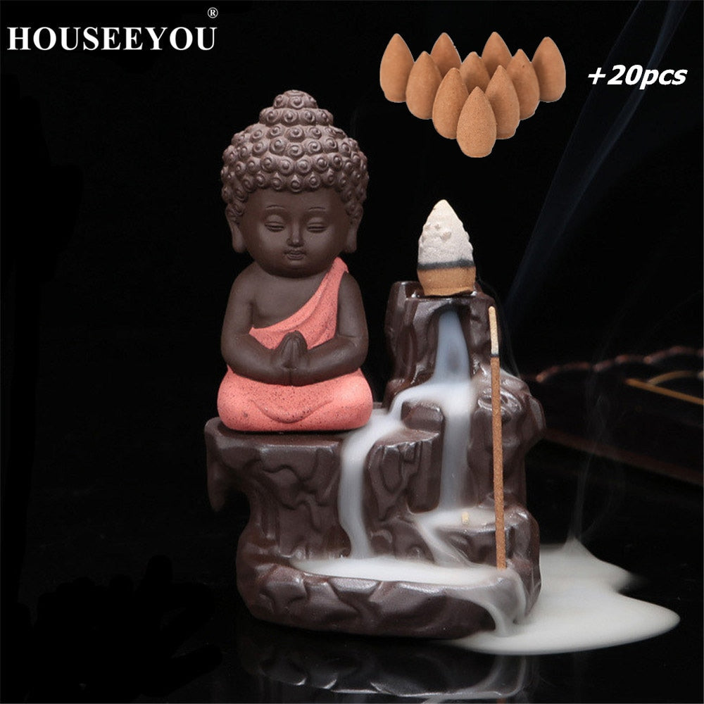 Brûleur d'encens - Petit Moine Apaisé