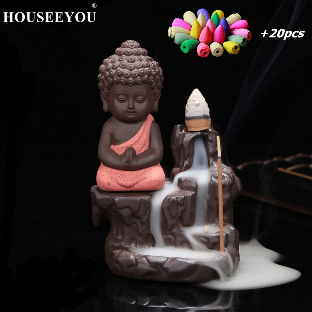 Brûleur d'encens - Petit Moine Apaisé